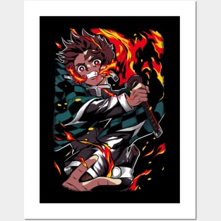 tanjiro Posters and Art